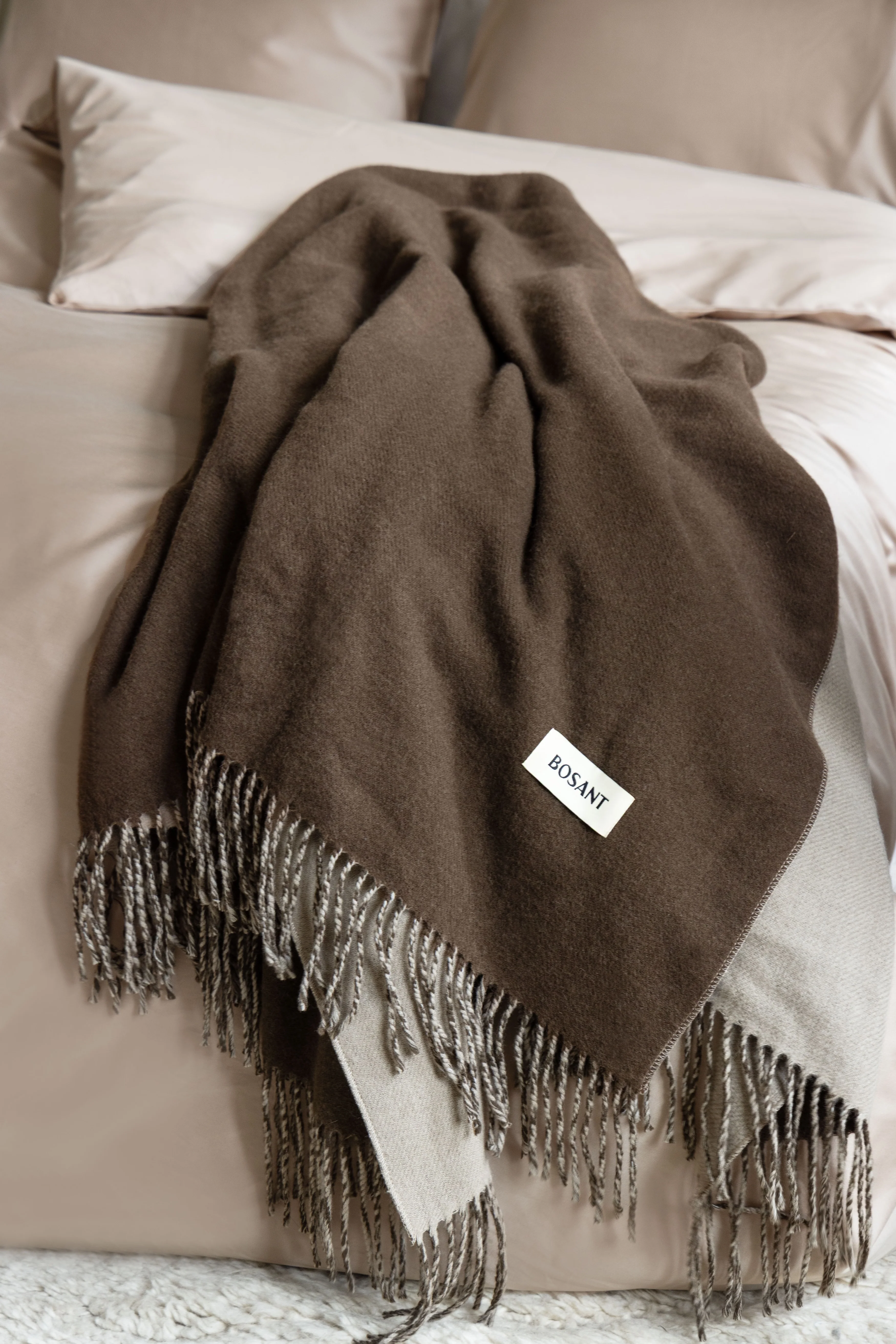 Heim Ullpledd Kastanje - brun/beige - Image 2