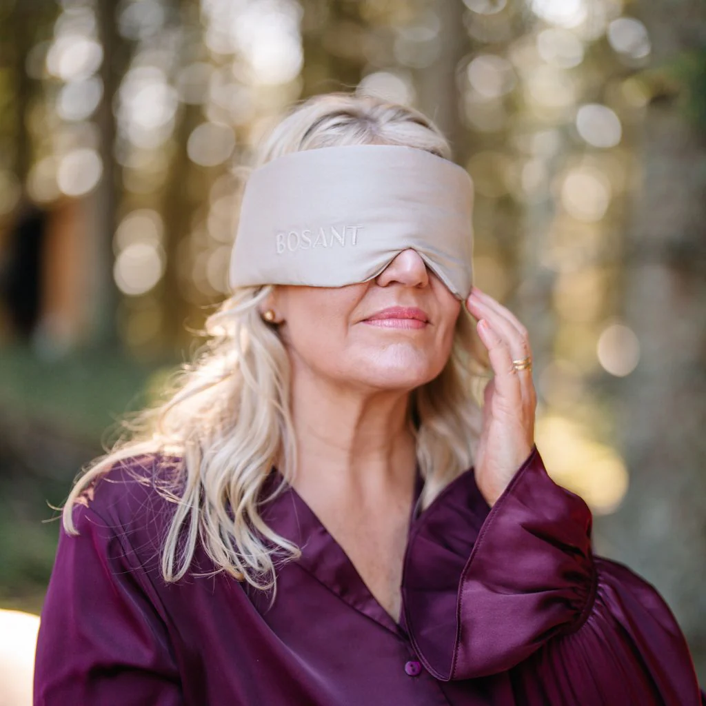 Cure bambus sovemaske - Grå